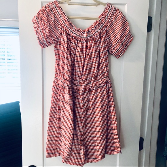 NWOT ANTHROPOLOGIE CHECKED ROMPER SIZE LARGE - Picture 4 of 9